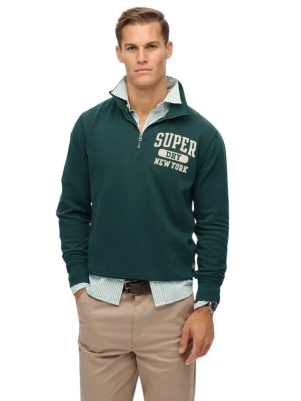 Superdry - Muški duks sa kratkim zipom