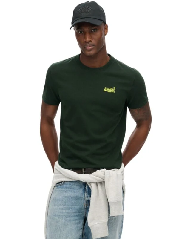 Superdry - Tamnozelena muška majica