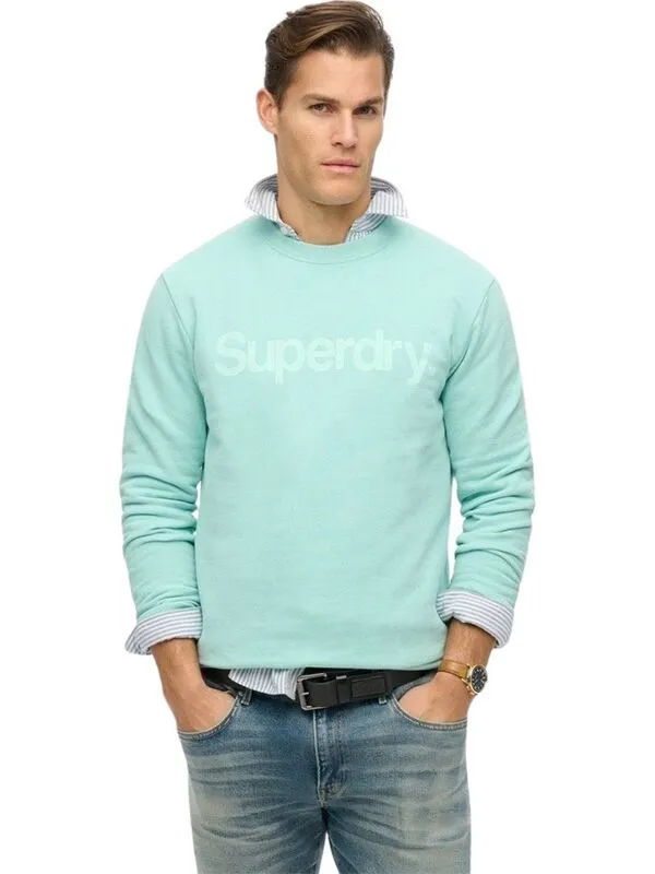 Superdry - Tirkizni muški duks