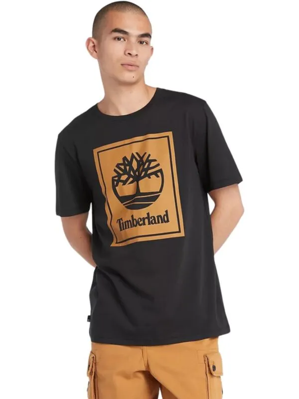 Timberland - Crna muška logo majica