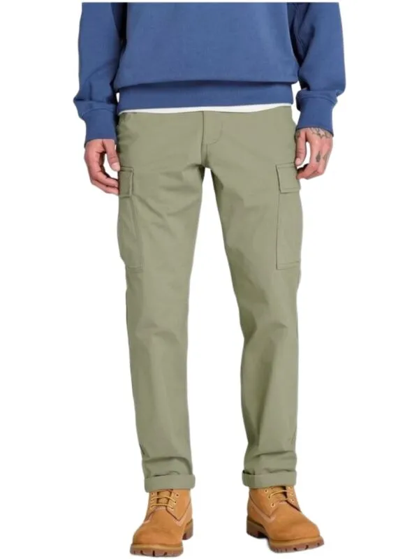 Timberland - Maslinaste muške kargo pantalone