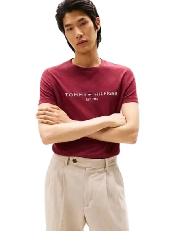 Tommy Hilfiger - Bordo muška majica