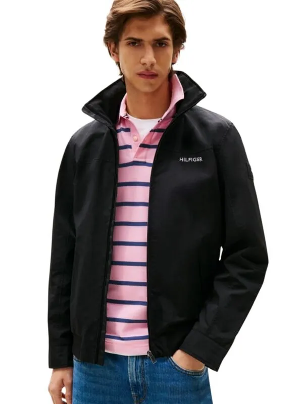 Tommy Hilfiger - Crna jakna za muškarce