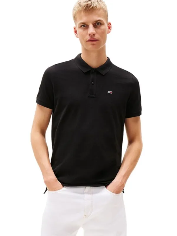 Tommy Hilfiger - Crna muška polo majica