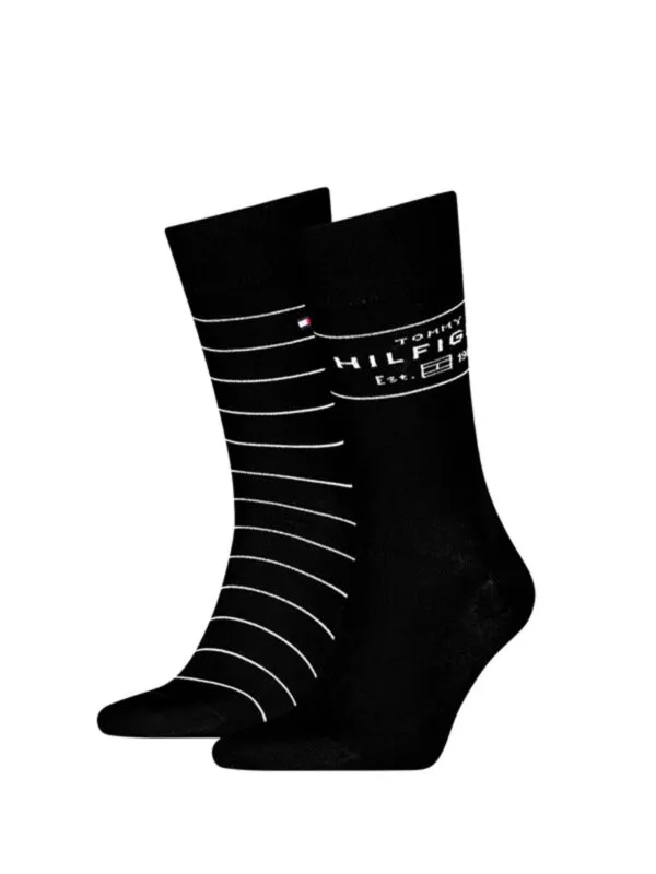 Tommy Hilfiger - Crne muške čarape u setu