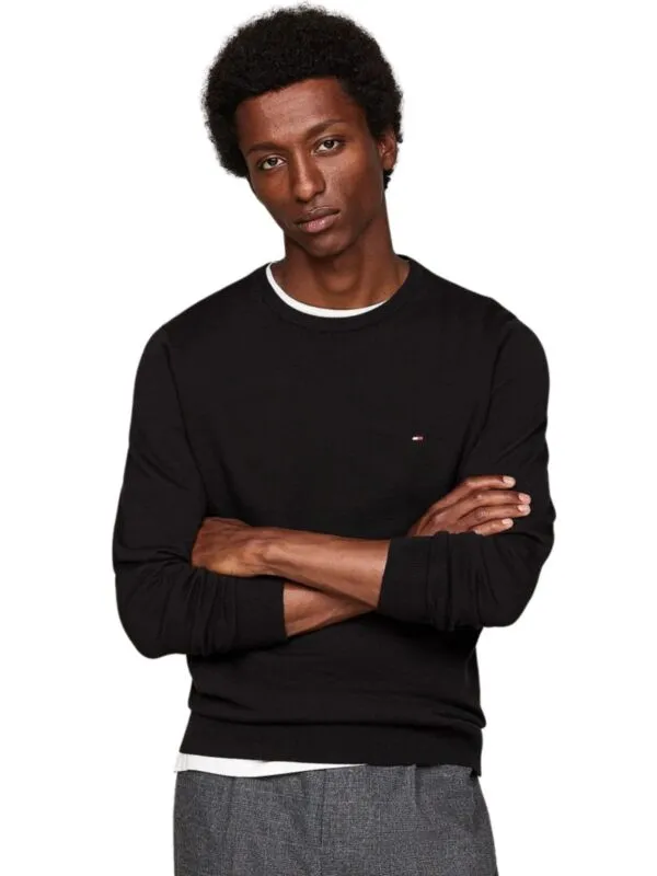 Tommy Hilfiger - Crni muški džemper