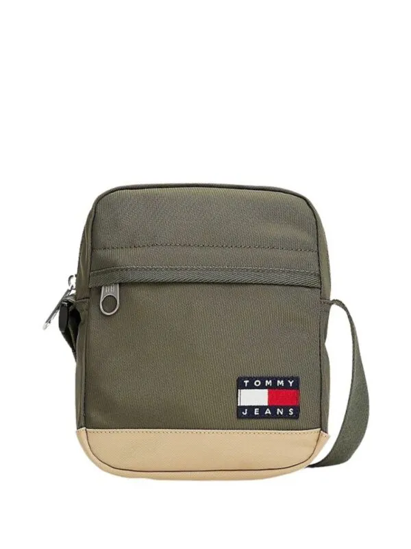 Tommy Hilfiger - Maslinasta muška torbica