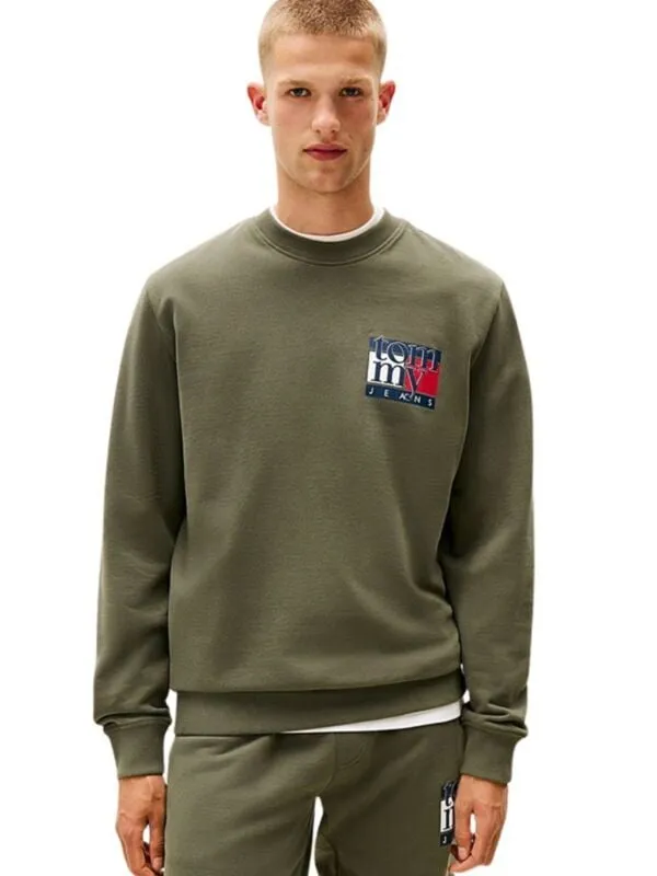 Tommy Hilfiger - Maslinasti muški duks