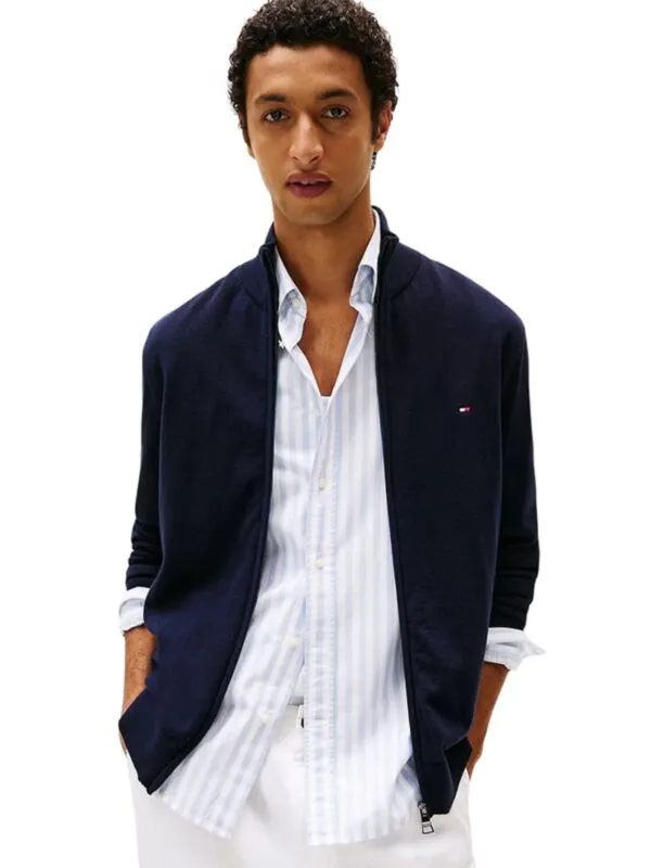 Tommy Hilfiger - Muški džemper sa zipom