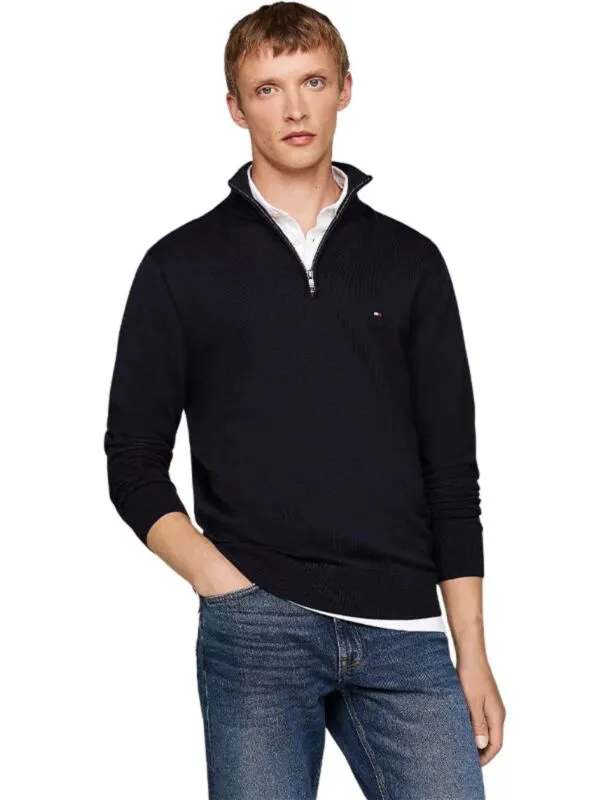 Tommy Hilfiger - Muški džemper sa zipom