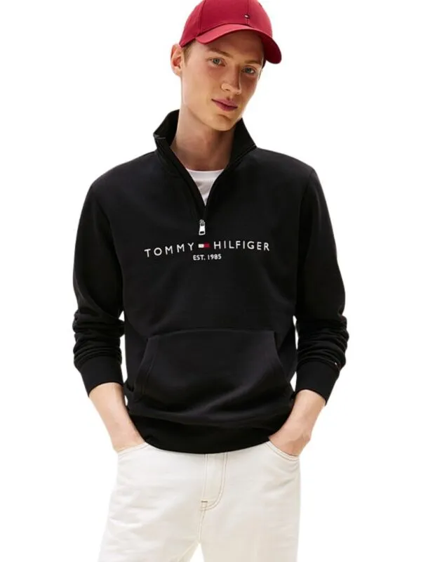 Tommy Hilfiger - Muški duks sa kratkim zipom