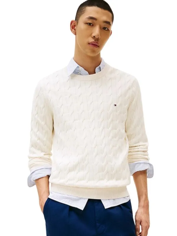 Tommy Hilfiger - Pamučni muški džemper