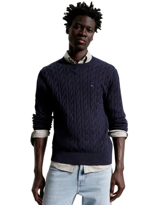 Tommy Hilfiger - Pamučni muški džemper