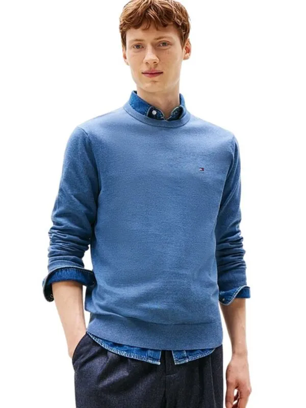 Tommy Hilfiger - Plavi muški džemper