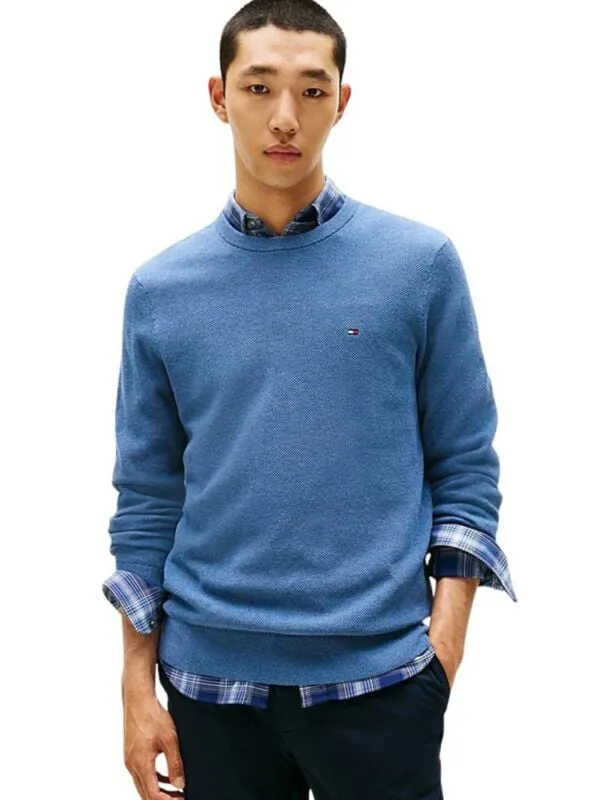 Tommy Hilfiger - Plavi muški džemper