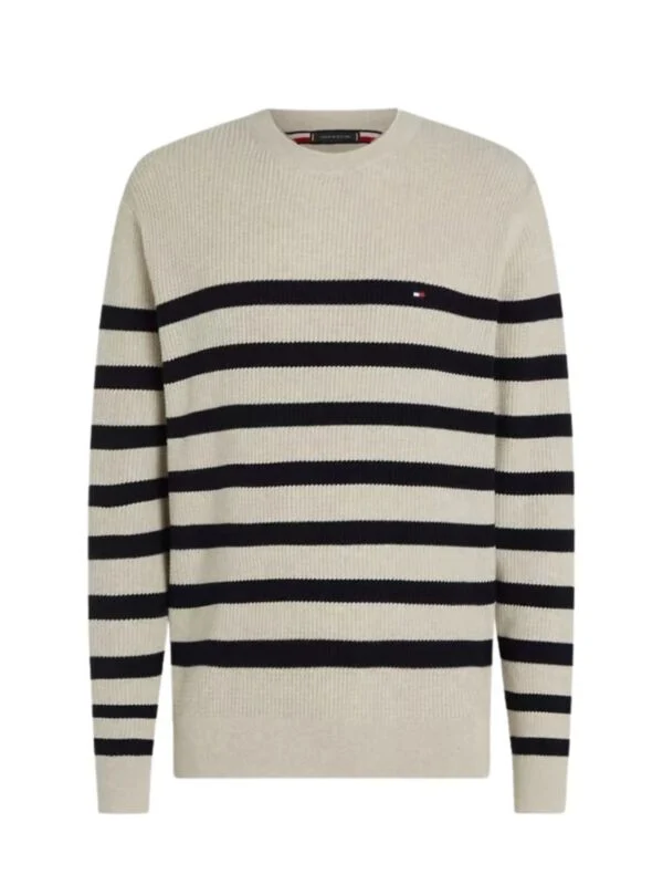 Tommy Hilfiger - Prugasti muški džemper
