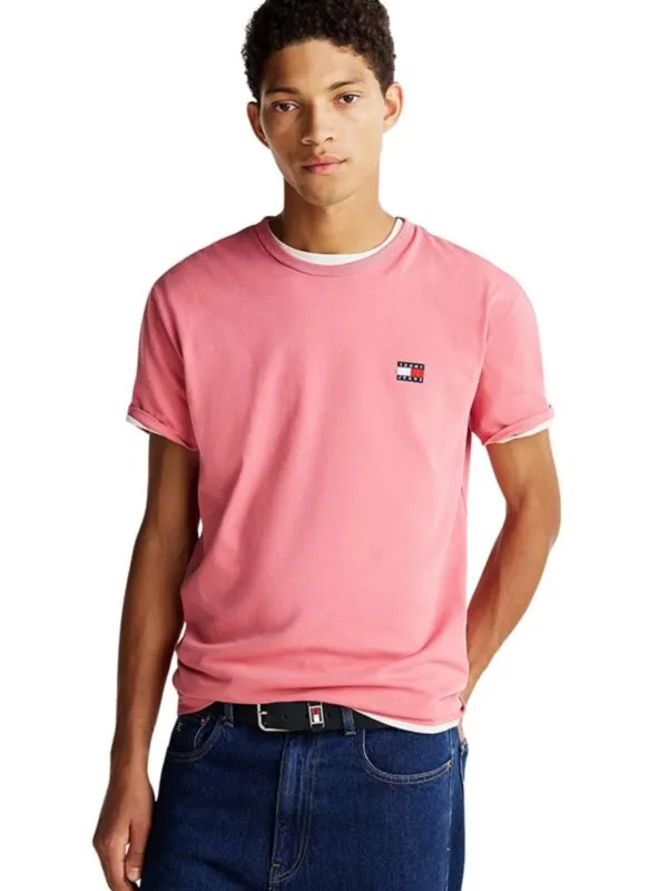 Tommy Hilfiger - Roze muška majica