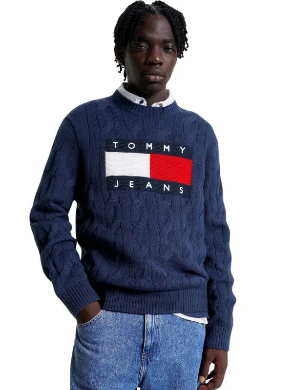 Tommy Hilfiger - Teget muški džemper