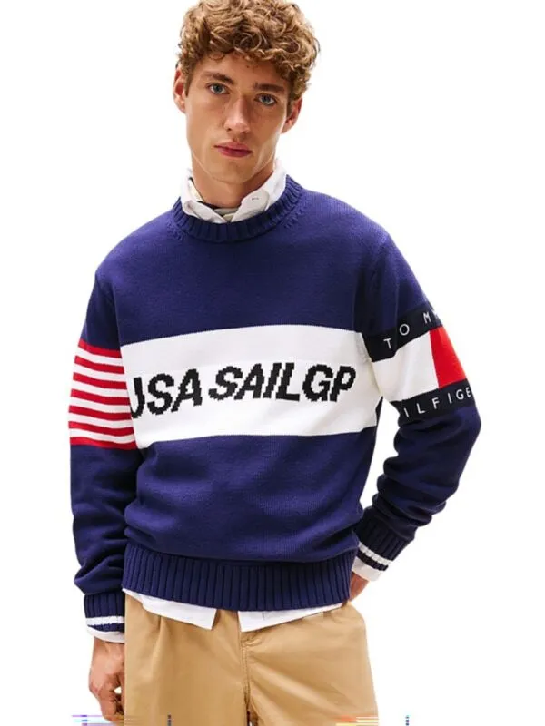 Tommy Hilfiger - Teget muški džemper