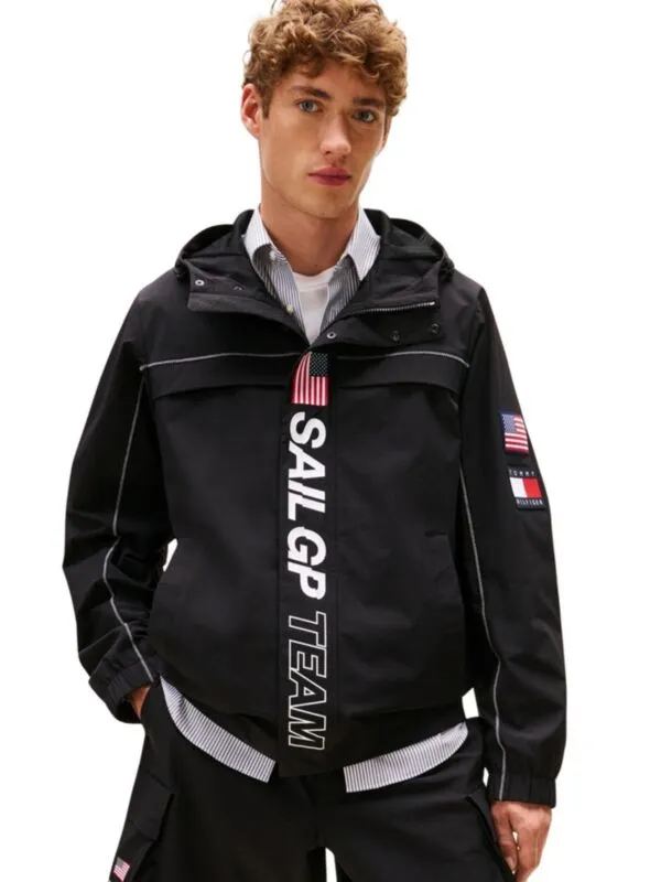 Tommy Hilfiger x U.S. Sail GP Team - Crna muška jakna