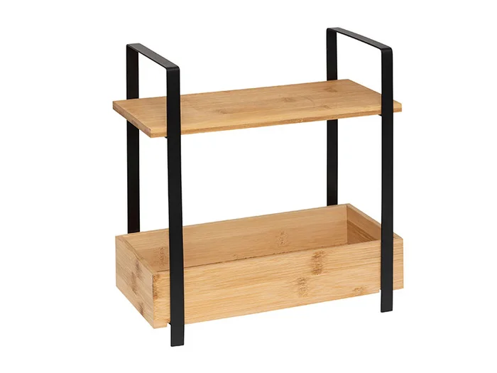 Polica 2 nivoa ordera FIVE 30x14x30cm