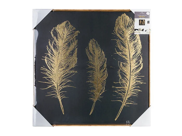 Slika FEATHER PRINT CANVAS 78x78 cm