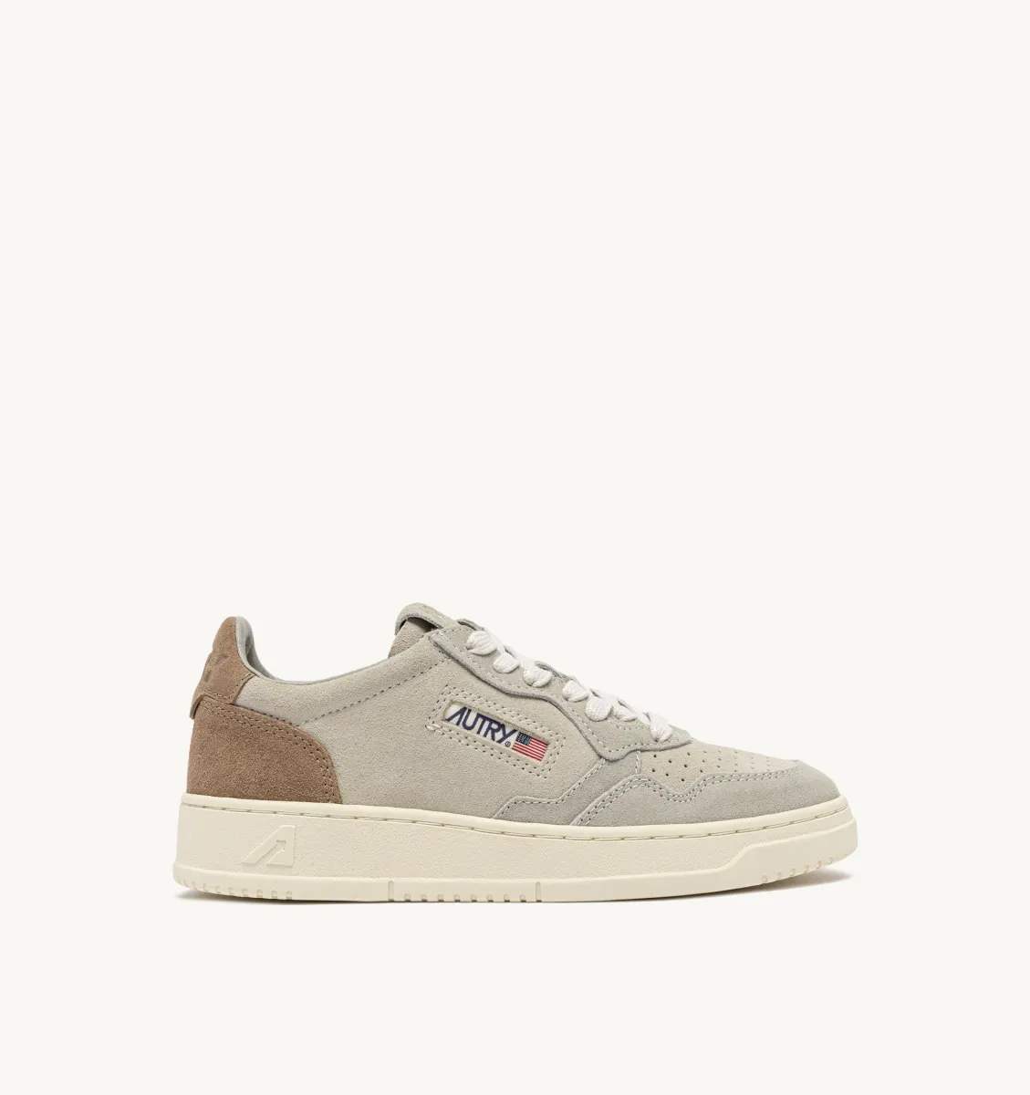 AUTRY INTERNATIONAL SRL Patike MEDALIST LOW WOM TS37 TRICOLOR/SUEDE CIGAR/PAPYRUS/PELICAN/JZ26