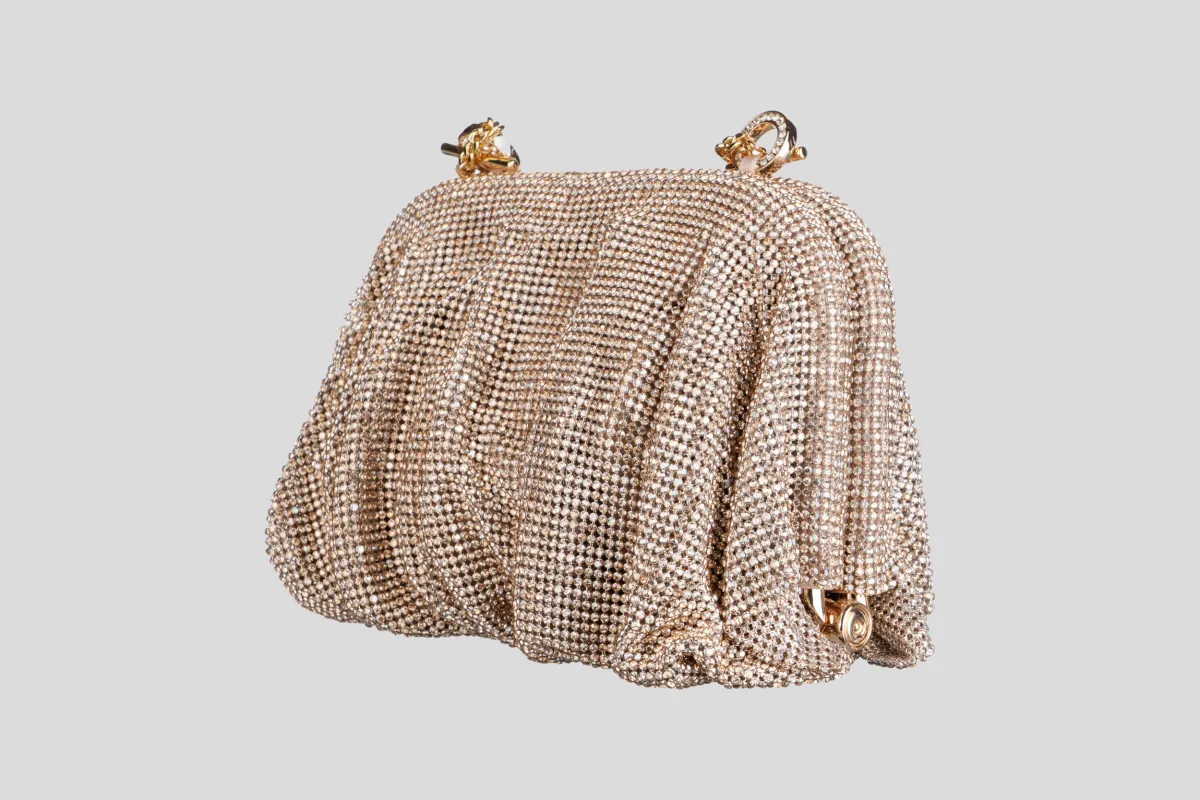 BENEDETTA BRUZZICHES Torba 0011060/PL26 VENUS la petite Rhinestone mesh/Shine on you crazy diamond