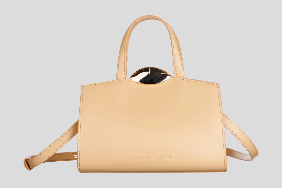 BENEDETTA BRUZZICHES Torba 103148/PL26 Serena la Petite Calfskin/French Vanilla