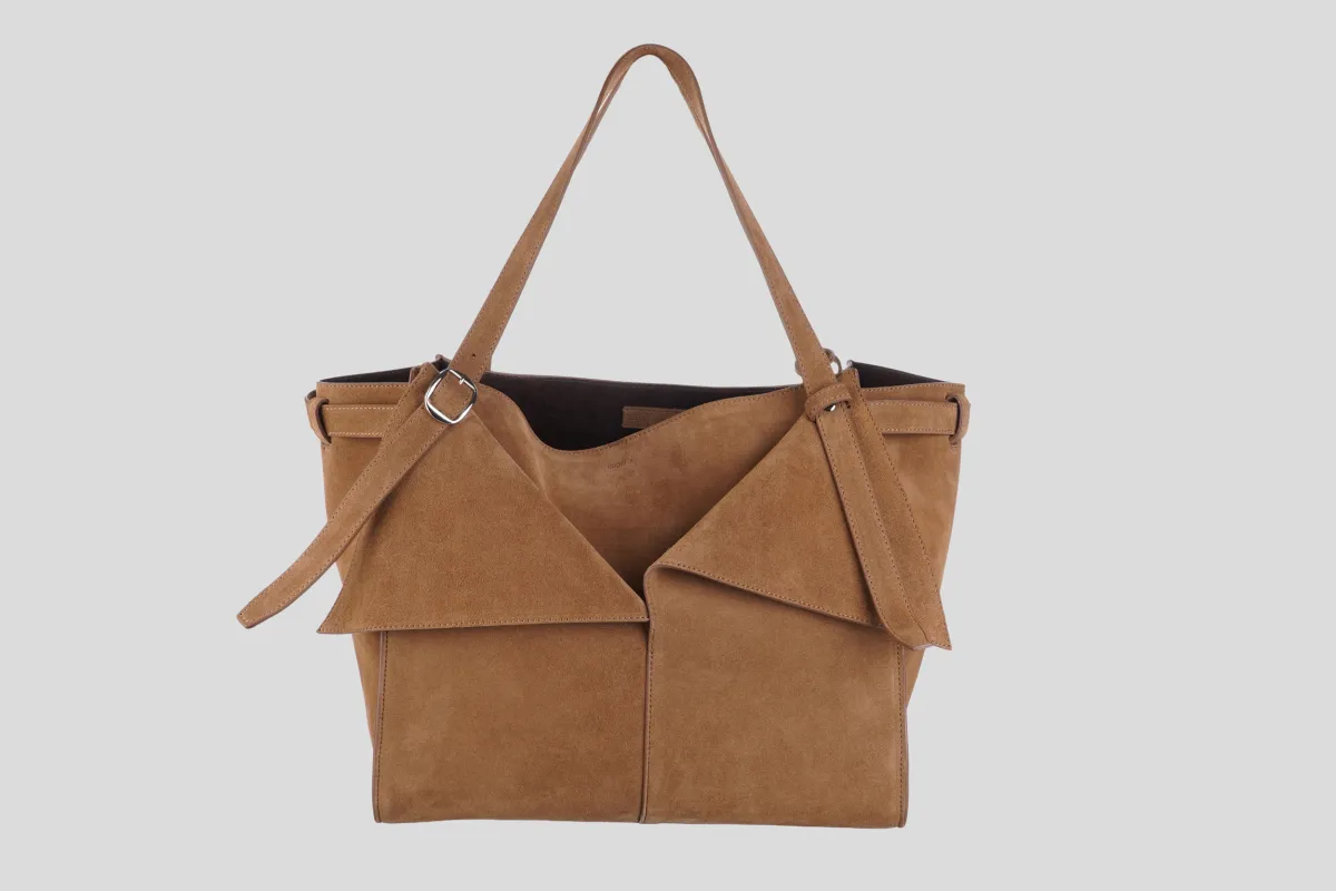 COPERNI Torba COPBA126F6049/PL26 SUEDE ERGONOMIC TOTE BROWN