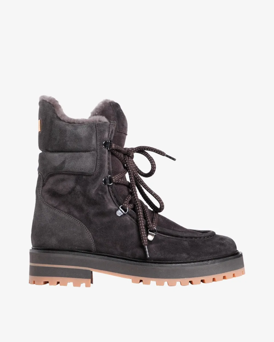Eleventy Čizme N82SCAN16 - SCA0N064-117 BOOTS WITH SHEARLING - AMETISTA/JZ26