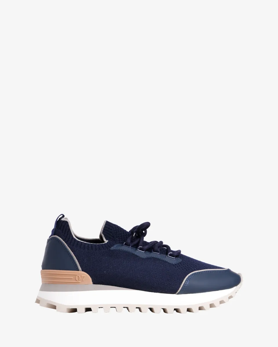 Eleventy Patike N77SCNN04 SCA0N035 SCARPA TRAINER BLU, BLU E TORTORA/JZ26