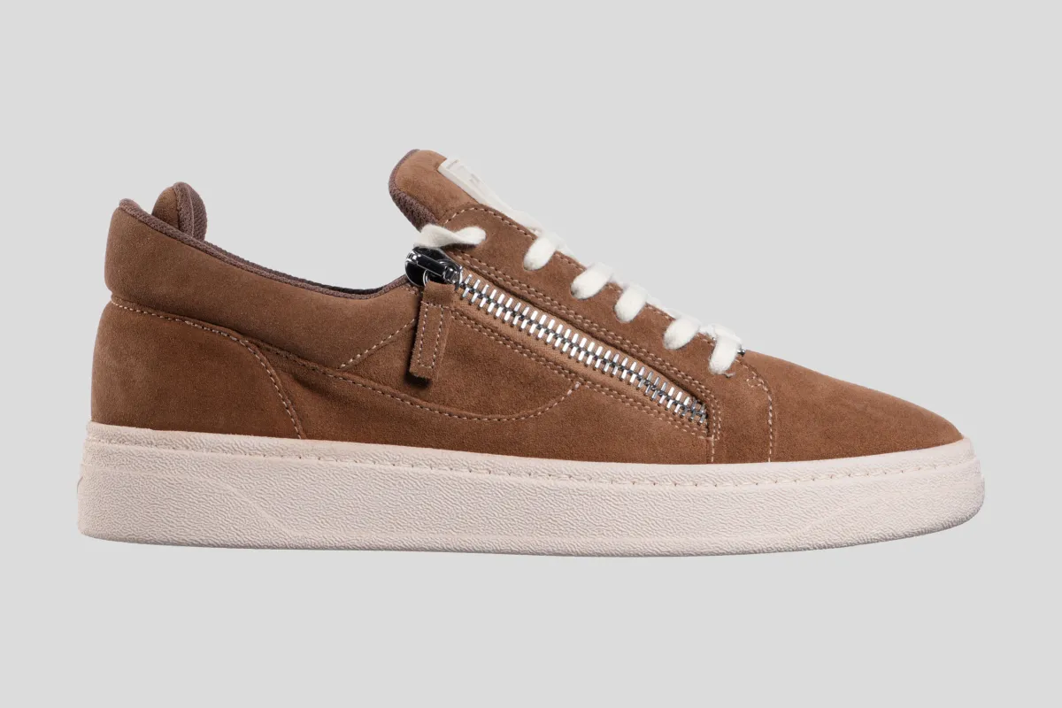 GIUSEPPE ZANOTTI Patike RU50011-006/SS26 LOW TOP VELOUR ALMOND