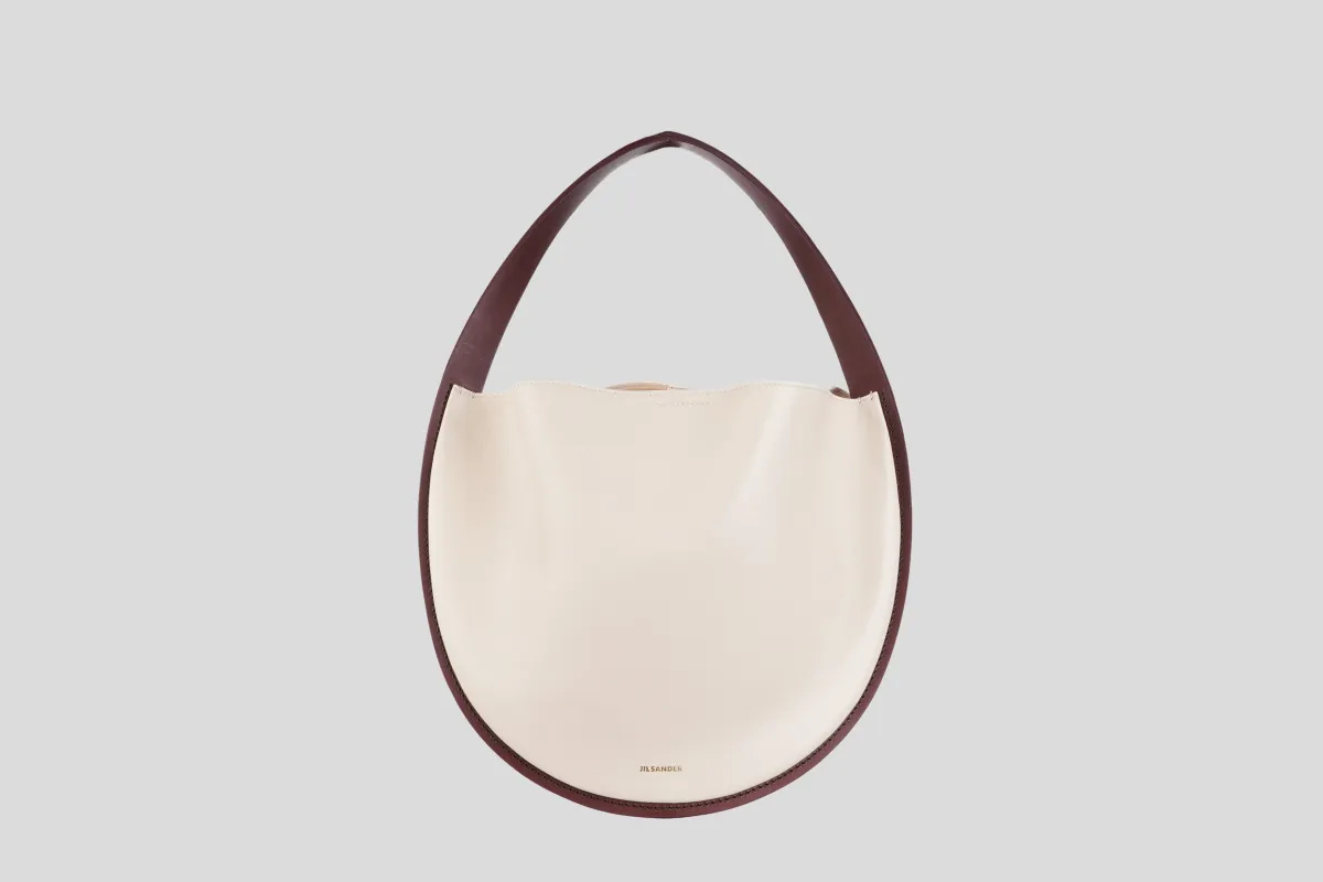 JIL SANDER Torba J07WD0023 CANNOLO SM BONE/PL26