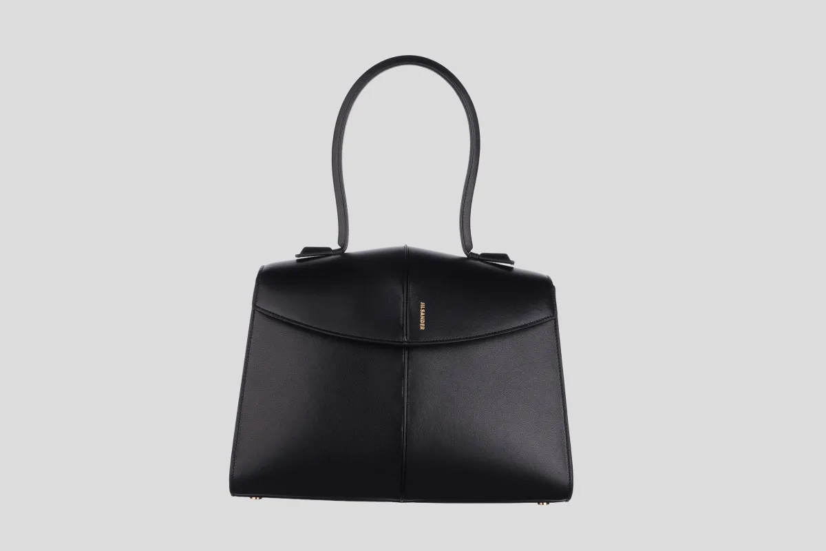 JIL SANDER Torba J08WD0155 LINEA TOP HANDLE MD 001 BLACK/PL26