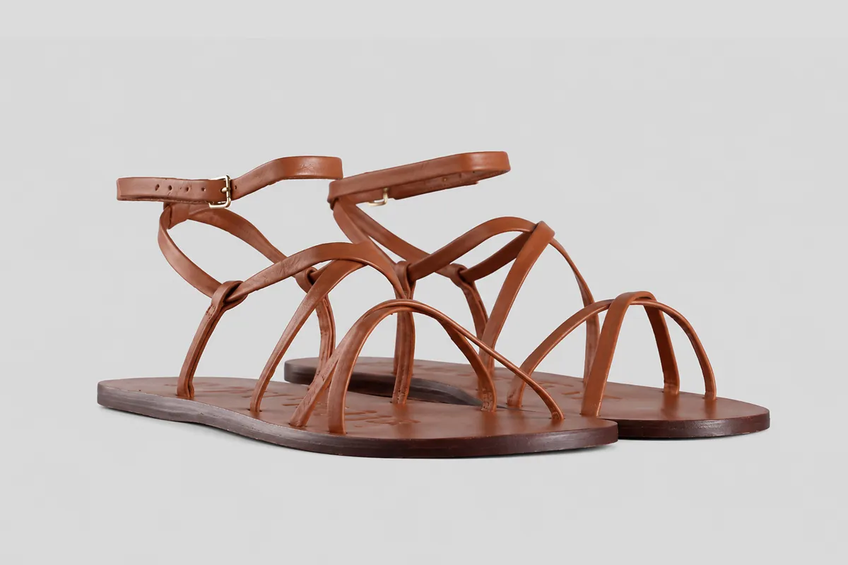 MANEBI Sandale Q 2.7 Y0/PL26 tan ankle strap