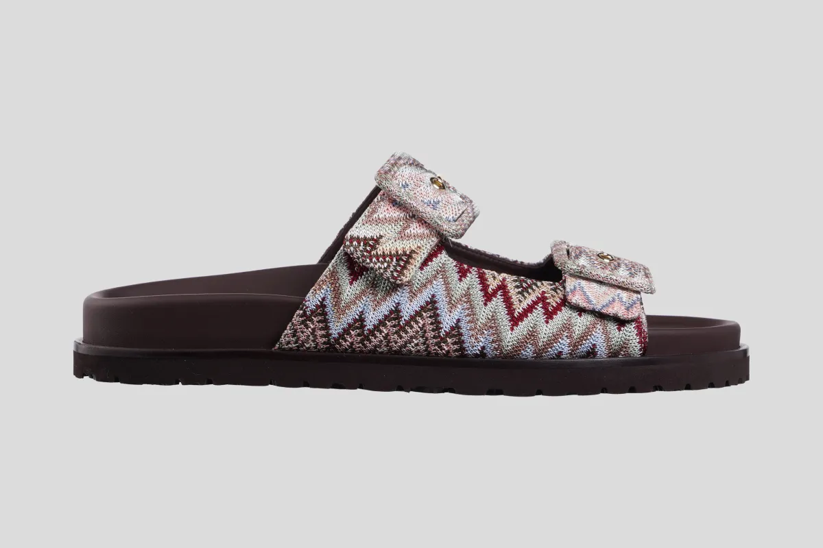 MISSONI Papuče MWF203_105/PL26 CLEA RASCHEL SNAKE BEIGE
