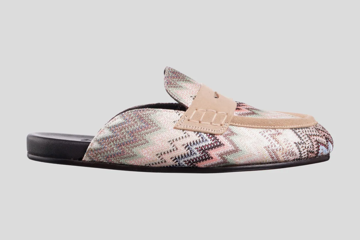 MISSONI Papuče MWL037_105/PL26 BEA RASCHEL SNAKE BEIGE
