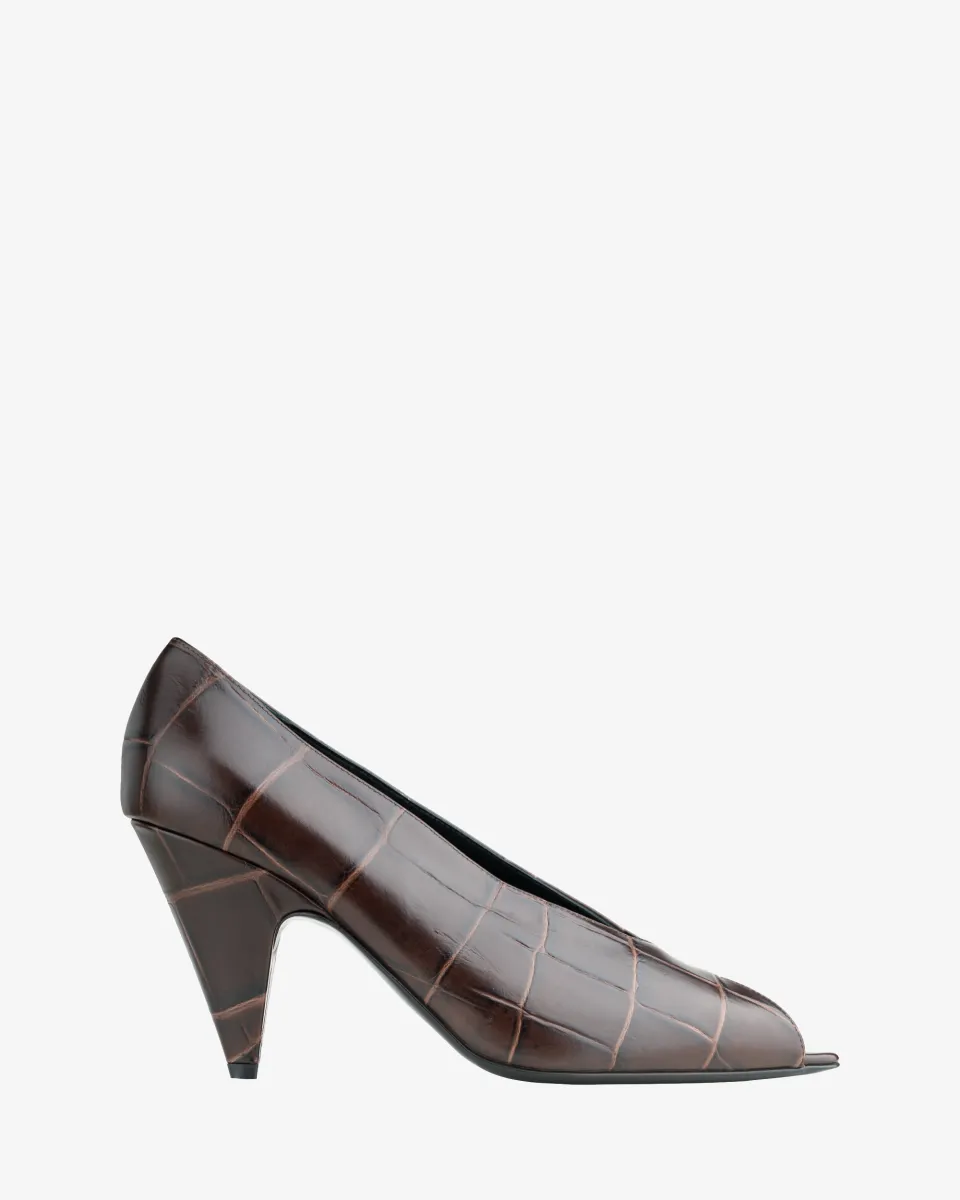 SERGIO ROSSI Cipele B13170MMVN13110 Blunt Heel-85 PARCHMENT 9677/JZ26