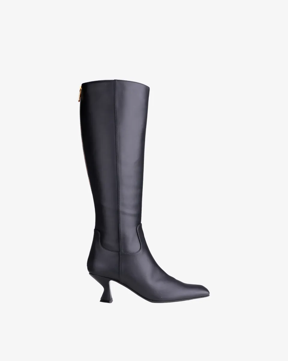 SERGIO ROSSI Čizme B16641MMVN13110 Boot-95 BLACK 1000/JZ26