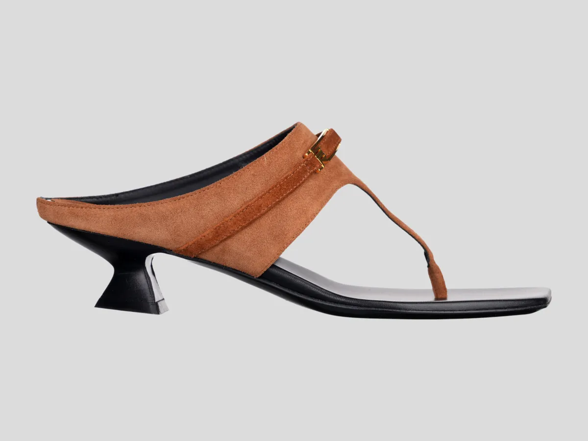 SERGIO ROSSI Papuče B14470MCRM22130/PL26 RUSSET