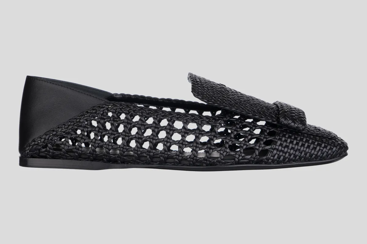 SERGIO ROSSI Cipele B14740MFL430170/PL26 Flat Moccasin-05 BLACK