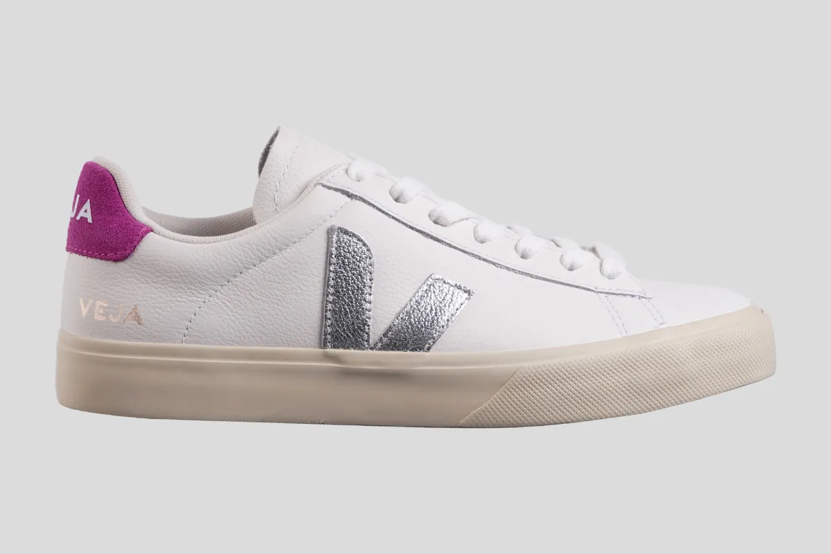 VEJA Patike CP0520788 CAMPO WHITE_SILVER_ULTRAVIOLET/PL2
