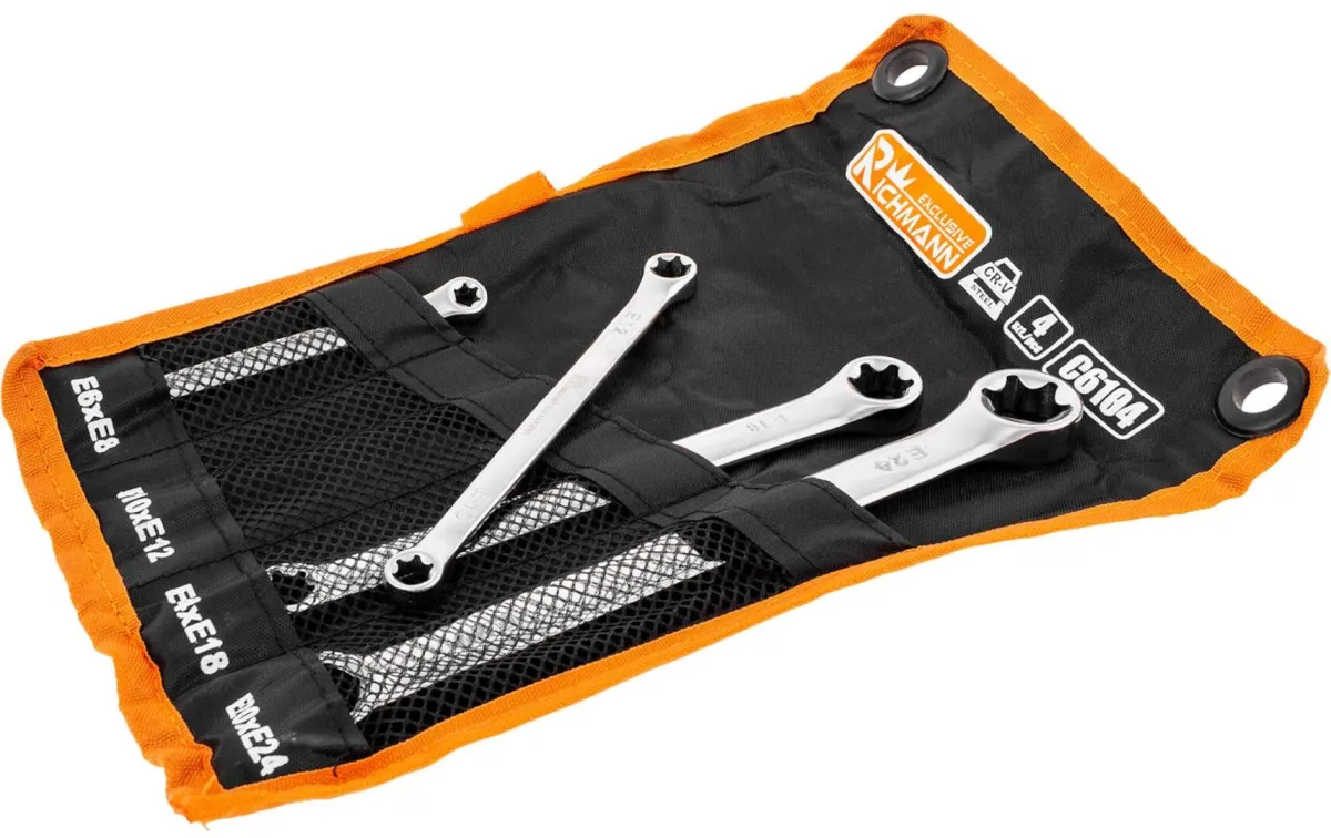 4-delni set TORX premium ključeva E6 - E24 Richmann (C6104)