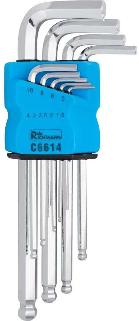 9-delni set inbus ključeva 1,5 - 10 mm Richmann (C6614)