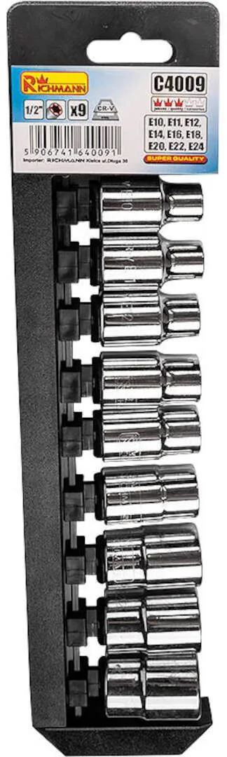9-delni set nasadnih TORX ključeva Richmann (C4009)