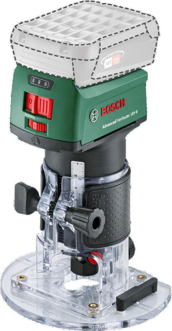 Akumulatorska glodalica Solo AdvancedTrimRouter 18V-8; bez baterije i punjača (06039D5000)