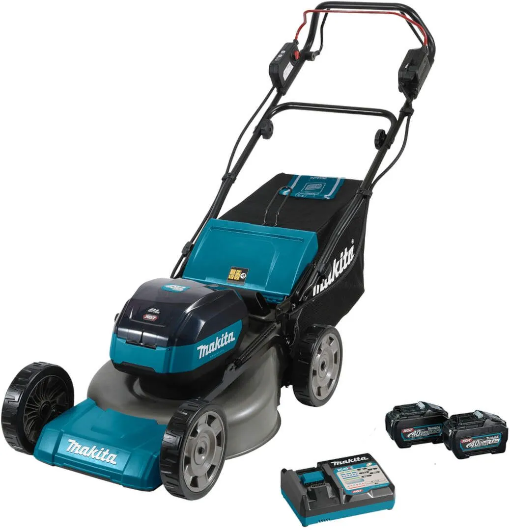 Akumulatorska kosilica Makita LM001GT201; 2 x BL4050F 5,0 Ah + punjač; 40V XGT Max