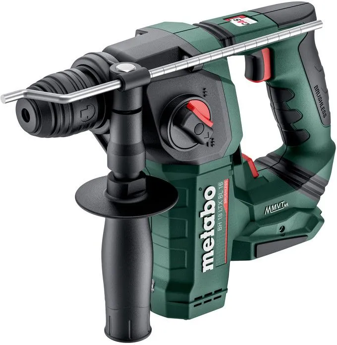 Akumulatorski pneumatski čekić Metabo BH 18 LTX BL 16 SDS-plus; Solo verzija bez baterije i punjača + metaBOX kofer (600324840)