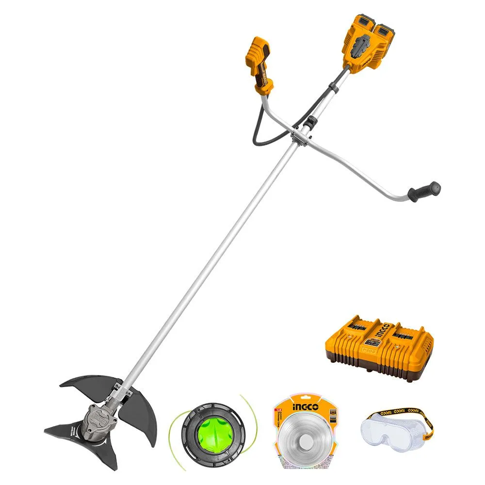 Akumulatorski trimer 40V(2x20V); 2x4,0Ah INGCO CSTLI202522